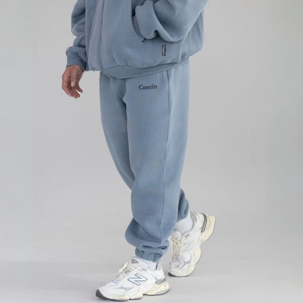 Comfrt Cloud Sweatpants in Blue Willow Oversized Unisex Size Small NWT - Picture 9 of 13